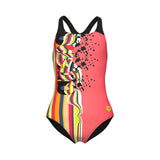 girl's arena palette swimsuit swim pro back