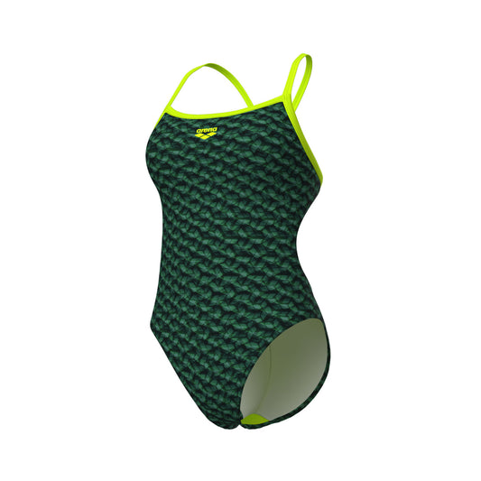 women's arena monogram swimsuit challenge back