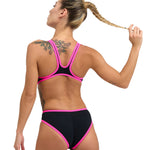 black/fluo pink
