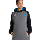 dark grey melange/black