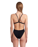 women's swimsuit lace back solid