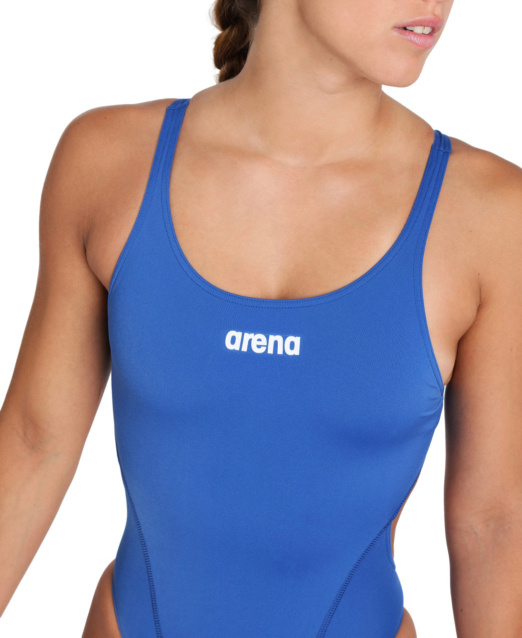 women's team swimsuit swim tech solid