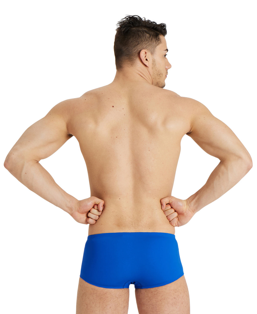 men's team swim low waist short solid