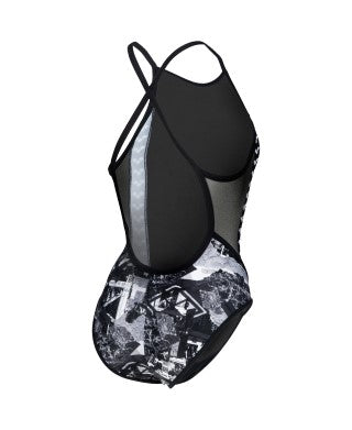 women's arena icons swimsuit fast back all over