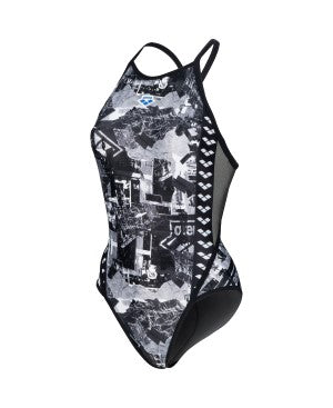 women's arena icons swimsuit fast back all over