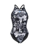 women's arena icons swimsuit fast back all over