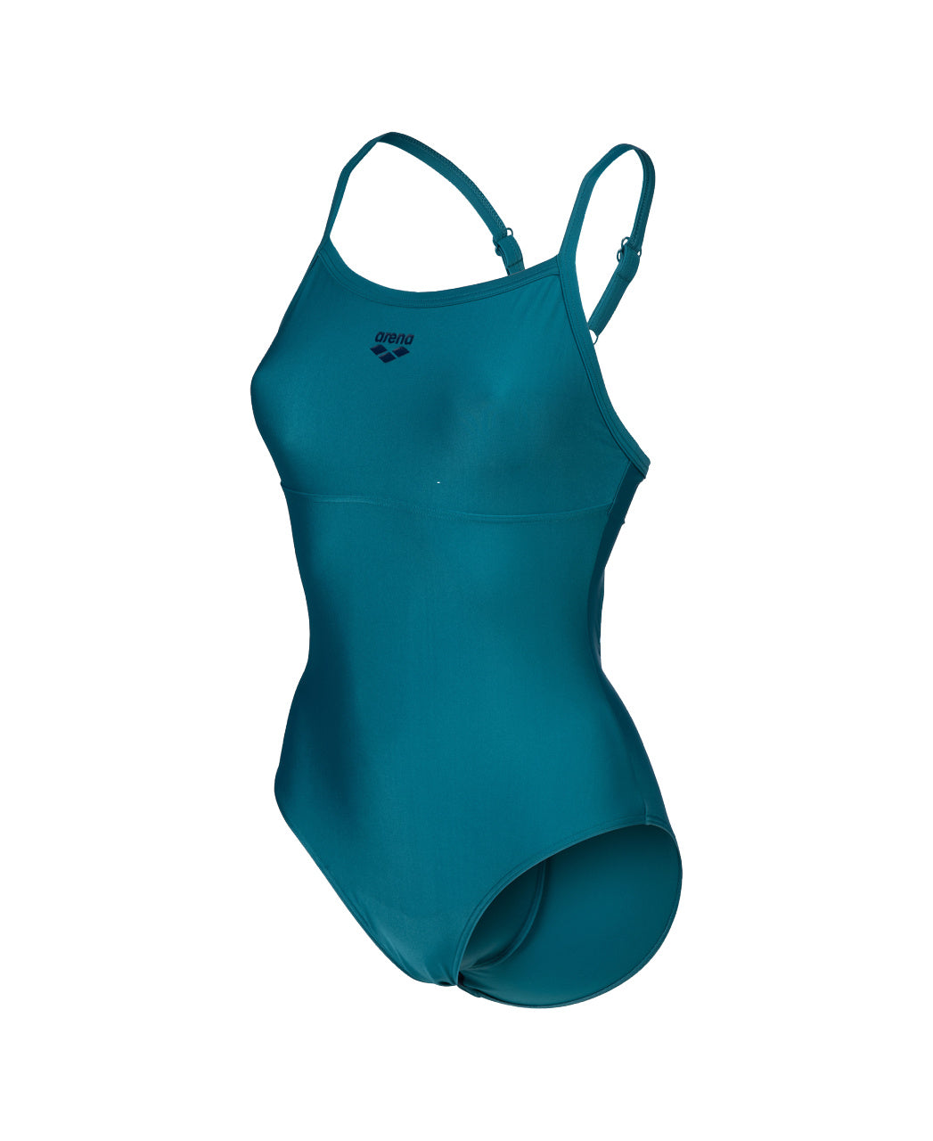 women's arena solid swimsuit lightdrop back b