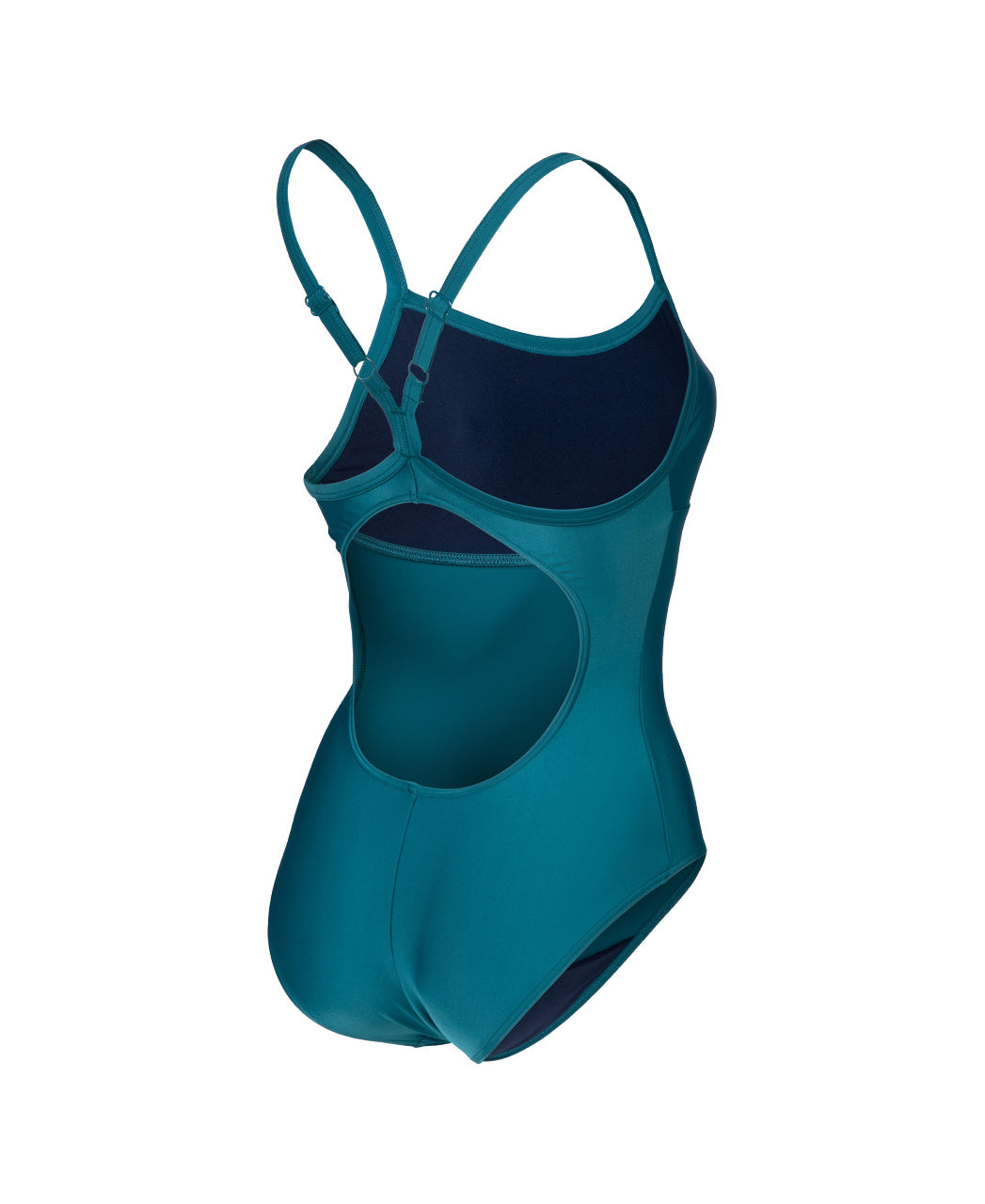 women's arena solid swimsuit lightdrop back b