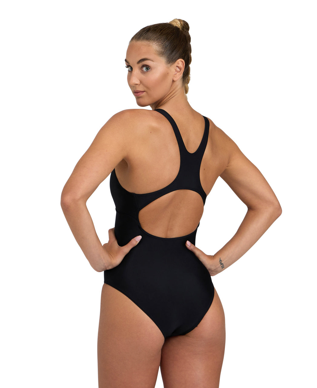 women's arena solid swimsuit control pro back b