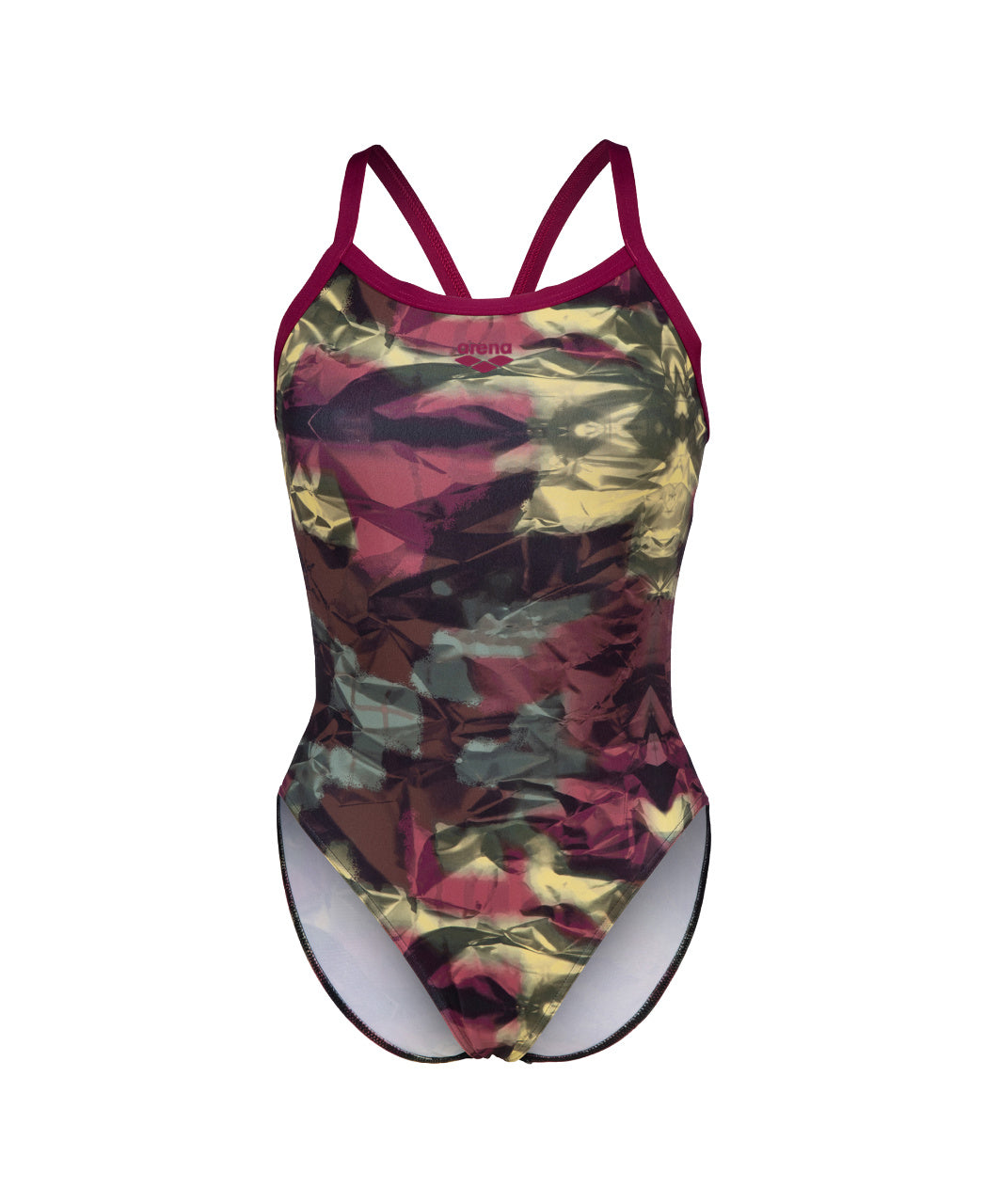 women's arena hero camo swimsuit challenge back