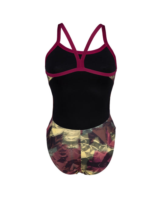 women's arena hero camo swimsuit challenge back