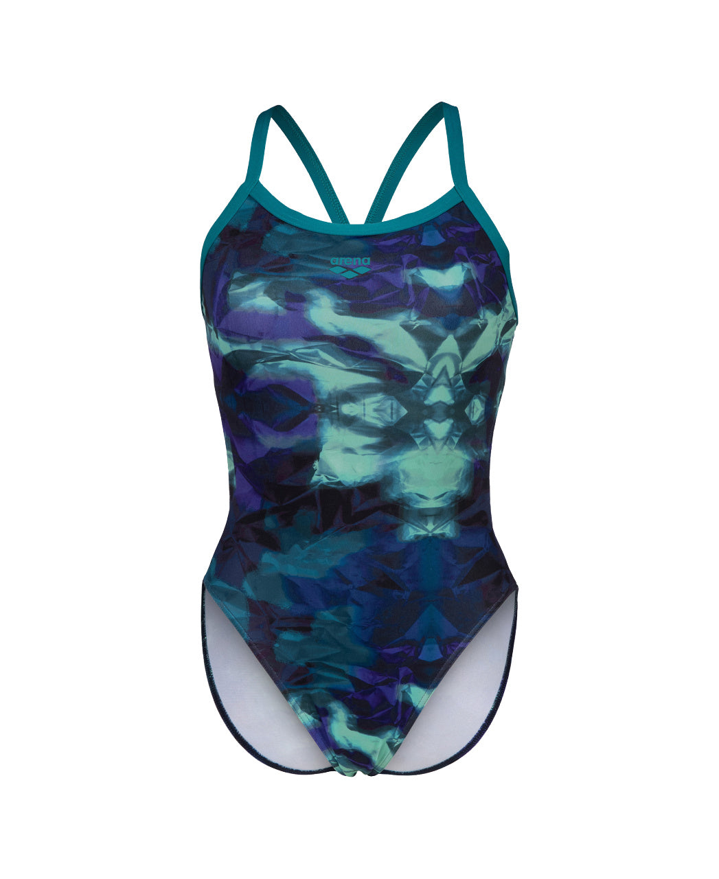 women's arena hero camo swimsuit challenge back