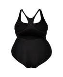 women's arena solid swimsuit control pro back plus