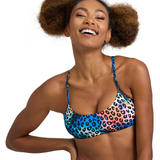 neon blue multi/yellow star