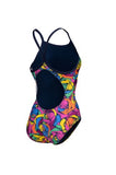 women's arena rose parade swimsuit light drop back