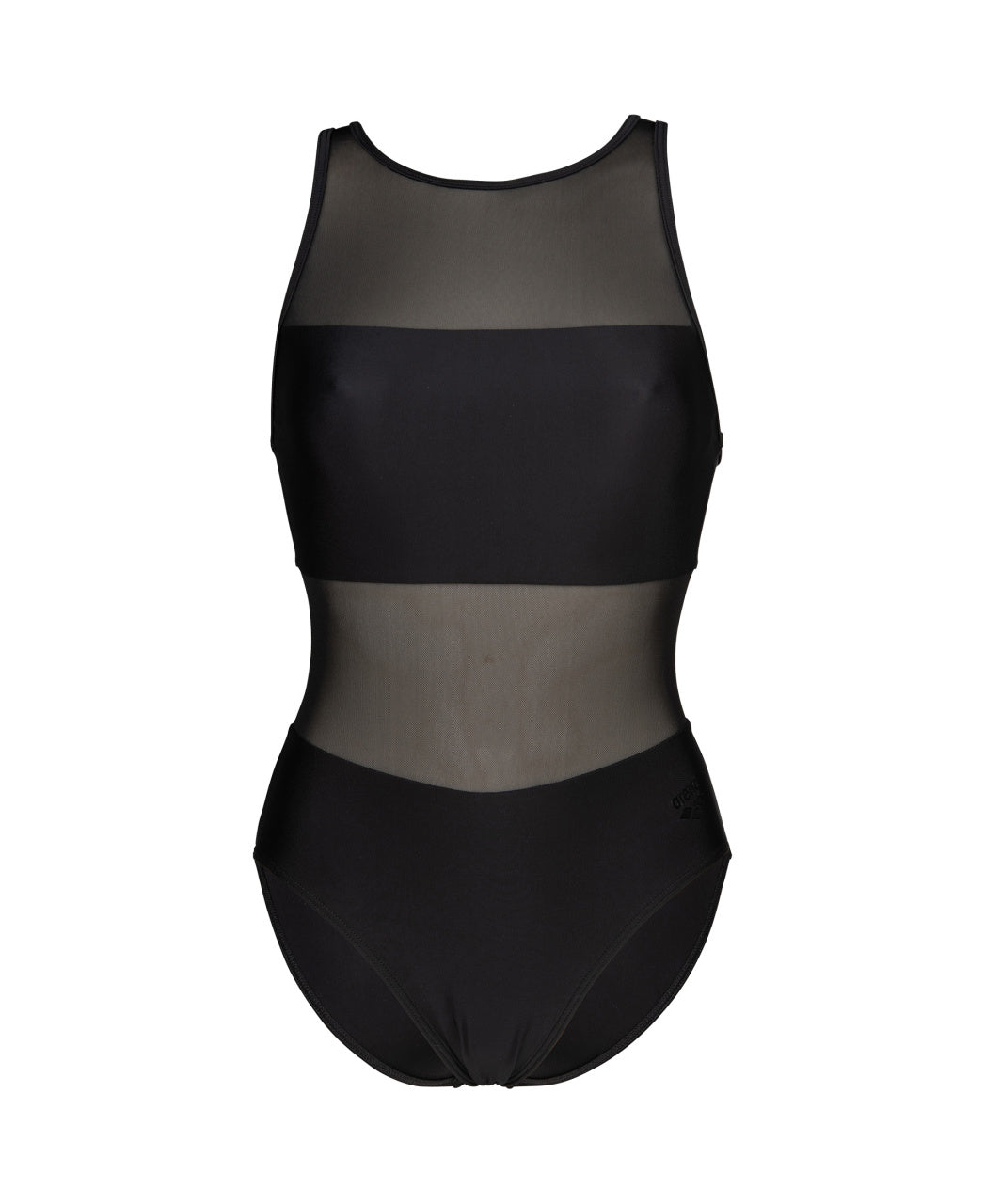 women's arena mesh panels swimsuit vent back