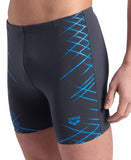 men's arena straight lines swim mid jammer