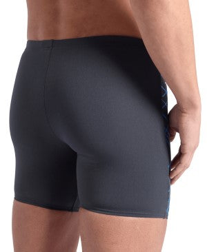 men's arena straight lines swim mid jammer