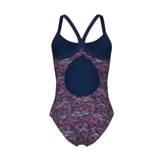 women's arena abstract tiles swimsuit lightdrop