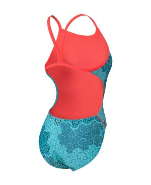 women's arena camo kikko swimsuit challenge back