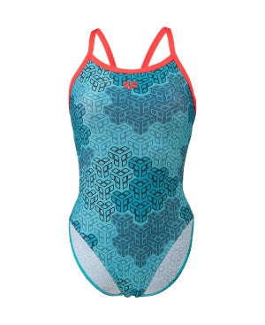 women's arena camo kikko swimsuit challenge back