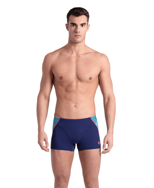 navy/water multi