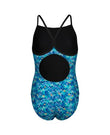 girl's arena pooltiles swimsuit lightdrop back l