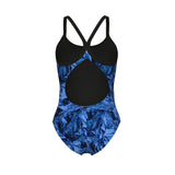 women's arena team crackle swimsuit lightdrop back