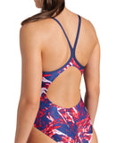 women's arena team crackle swimsuit lightdrop back