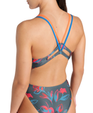 dark sage multi/bright coral/blue cosmo