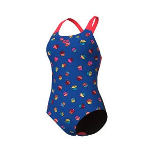 women's arena cupcakes swimsuit swim pro back