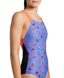 women's arena cupcakes swimsuit swim pro back