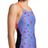 women's arena cupcakes swimsuit swim pro back
