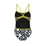 women's arena open your eyes swimsuit lace back