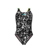 women's arena rockin swimsuit swim tech multi