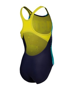 girl's arena light tricks swimsuit swim pro back