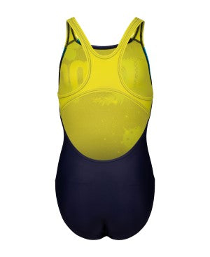 girl's arena light tricks swimsuit swim pro back