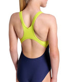 girl's arena light tricks swimsuit swim pro back