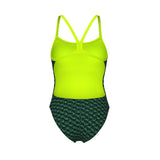women's arena monogram swimsuit challenge back