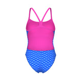 women's arena monogram swimsuit challenge back