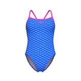 women's arena monogram swimsuit challenge back