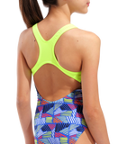 multi blue-artic lime